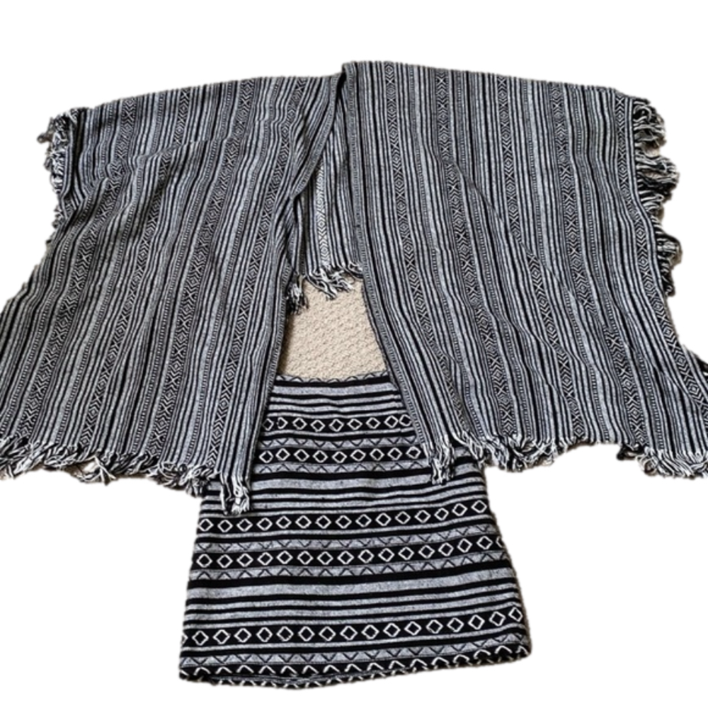 Skirt with matching shawl